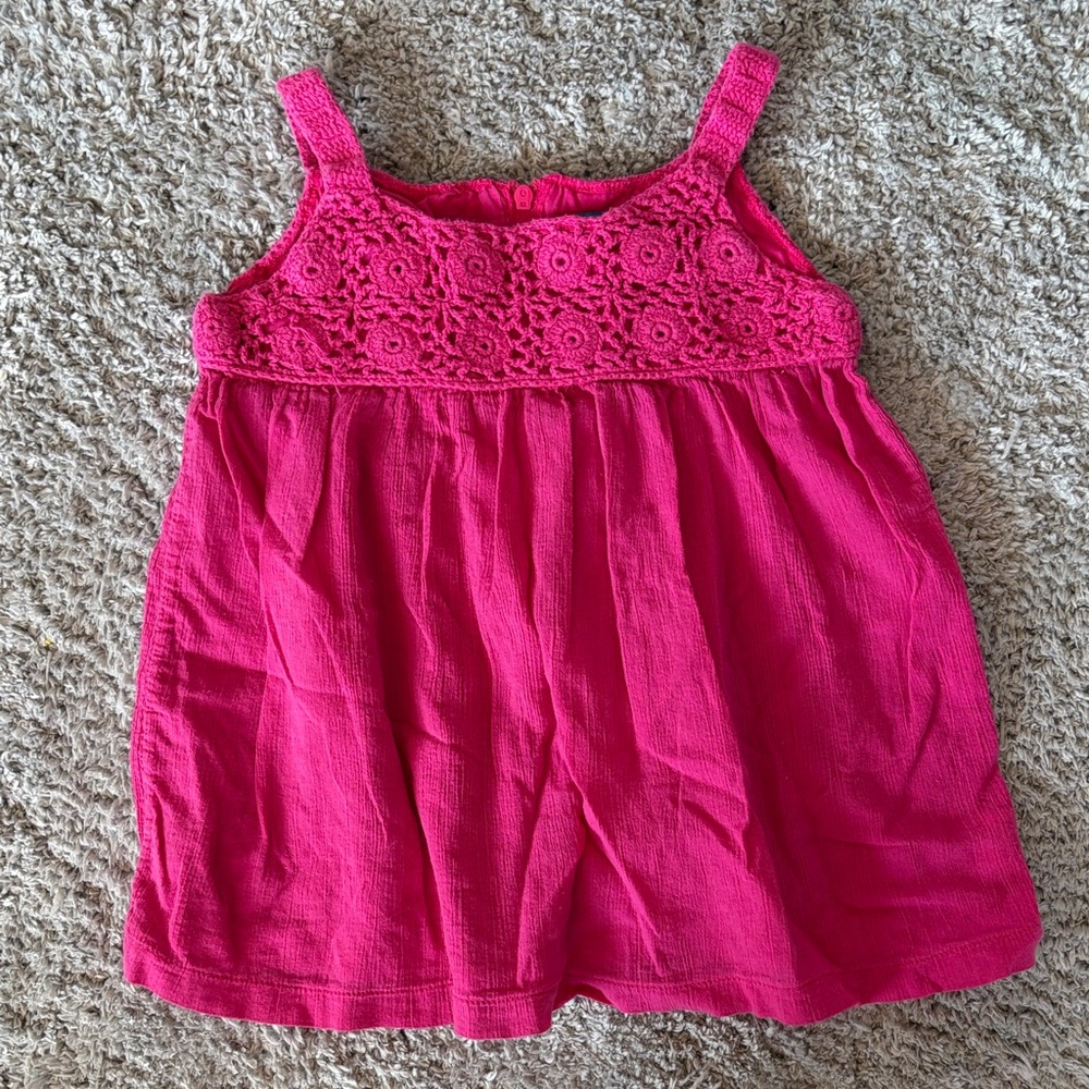 ✨5/$15✨ The Children’s Place•Girls’ Tank | Dark Pink | Small (5-6)